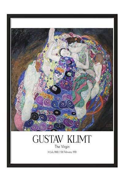 Postifull Gustav Klimt - Bogorodica, slika u crnom okviru, serija umetničkih ...