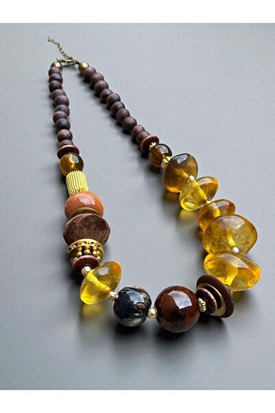 Bozhi Necklace Glass Beads Stylish Gift