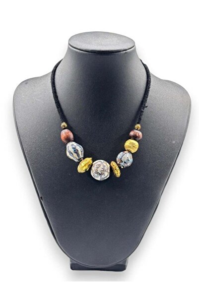 Bozhi Necklace Glass Beads Elegant Gift