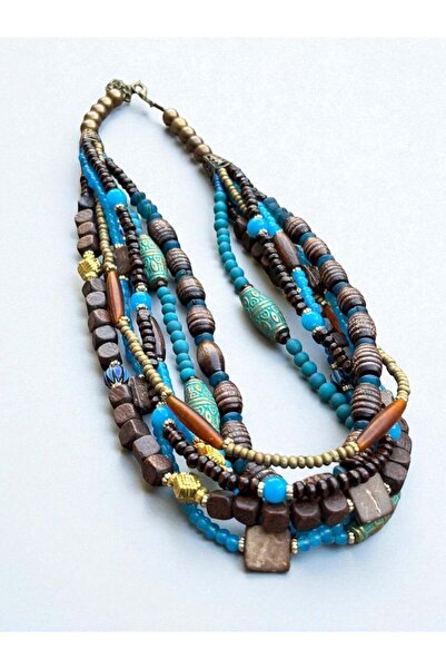 Bozhi Necklace Glass Beads Elegant Gift