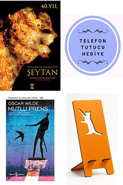 TÜRKİYE İŞ BANKASI KÜLTÜR YAYINLARI Devil + Happy Prince + Phone Holder