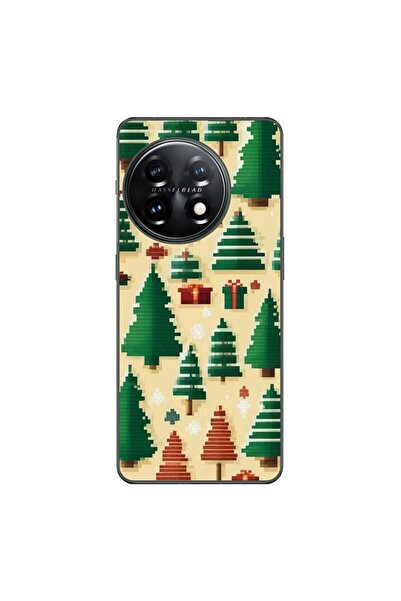 OEM Husa compatibila cu OnePlus 12R Silicon Gel Tpu Model Pixel Art Christmas...