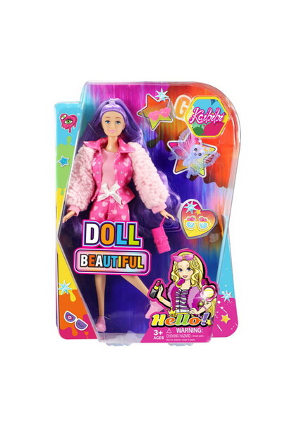 PlayFun Doll Toy Girls Accessories Included Soft Interactive Gift Girls
