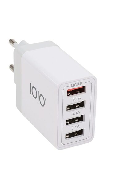Olympia UL4 (41215) Φορτιστής ρεύματος με USB-A (QC3.0) και 3 USB-A (3.1A), 33W