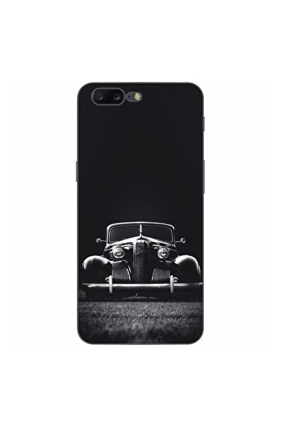 OEM Husa compatibila cu OnePlus 5 Silicon Gel Tpu Model Old Car