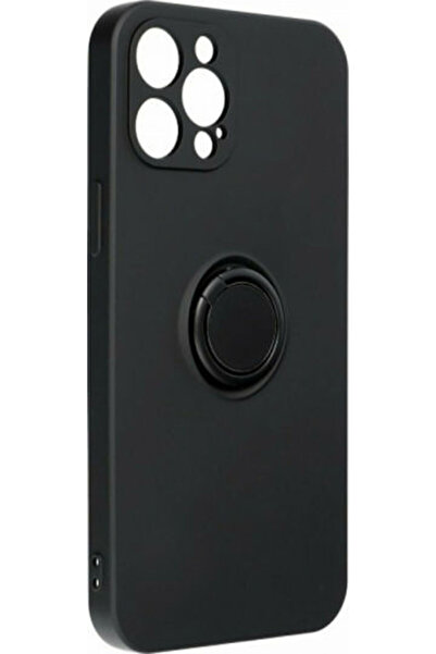 Senso Θήκη Πλάτης Σιλικόνης Μαύρη με Δαχτυλίδι (iPhone 12 Pro Max) Κωδικός: S...