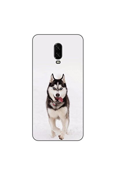 OEM Θήκη συμβατή με OnePlus 6T από σιλικόνη gel TPU, μοντέλο Χάσκι
