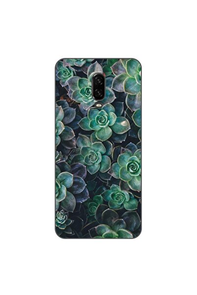 OEM Husa compatibila cu OnePlus 6T Silicon Gel Tpu Model Flori de Stanca