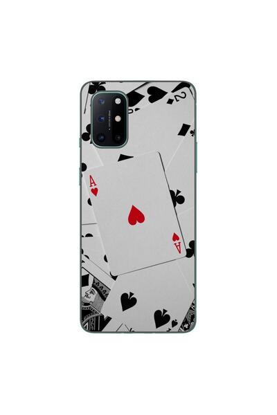 OEM Husa compatibila cu OnePlus 8T Silicon Gel Tpu Model Carti Poker