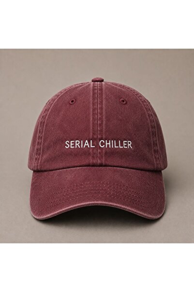 WeavedCo قبعة بيسبول مطرزة بتصميم "Serial Chiller" (المبرد) بأسلوب عتيق قابلة...