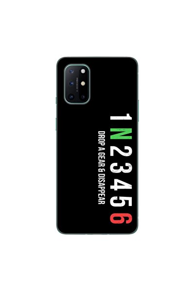 OEM Калъф, съвместим с OnePlus 8T, силиконов гел, TPU, с шарка на зъбни колела