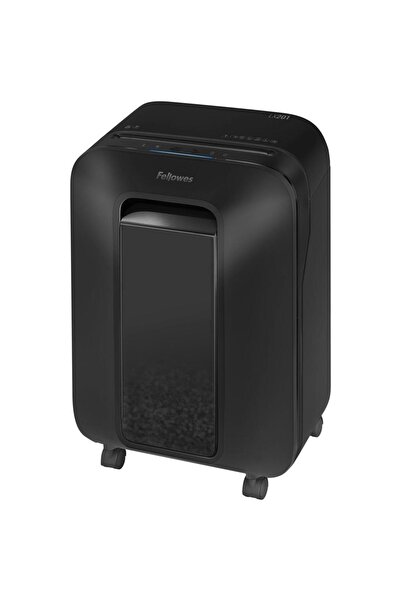 Fellowes LX201 Micro-Cut Paper Shredder, 12 Sheets, P-5 Security, 22 L, Black