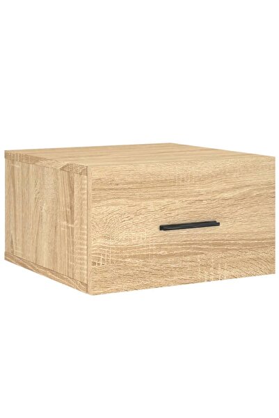 vidaxl Wall-mounted bedside table, sonoma oak, 35x35x20 cm