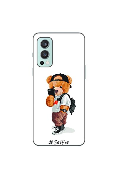 OEM Husa compatibila cu OnePlus Nord 2 Silicon Gel Tpu Model Bear Teddy Selfie