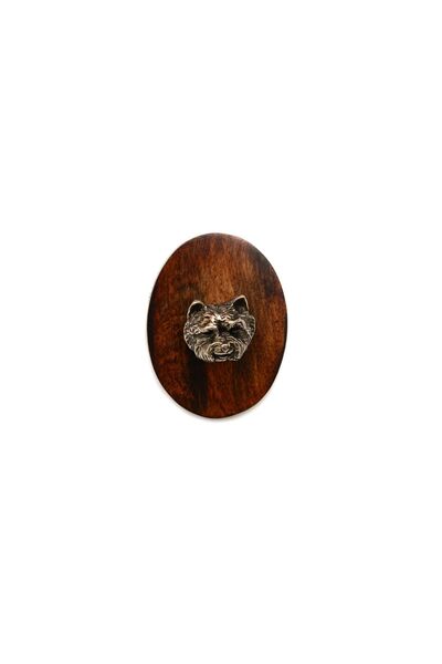 Art - Dog West Highland White Terrier, Westie, Westy I - Dog show brooch, sta...