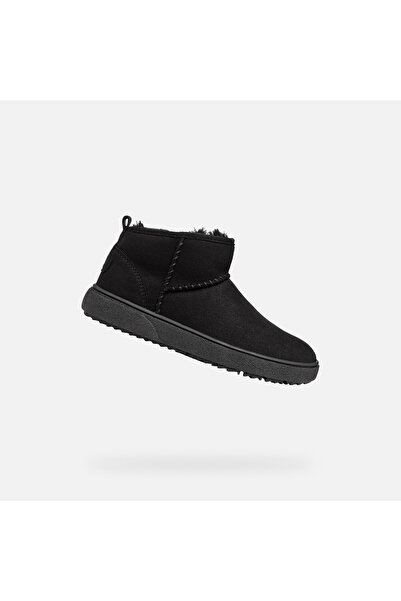 Geox Pantofi negri de gleznă pentru fete Theleven Girl