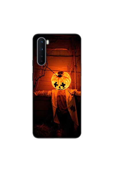 OEM Θήκη συμβατή με OnePlus Nord από σιλικόνη gel TPU με σχέδιο Halloween Sca...