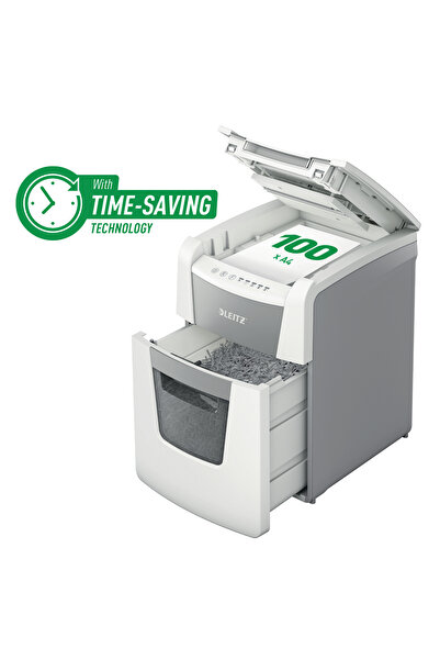 Leitz Automatic Shredder DOC IQ SMALL OFFICE MICRO-CUT 100 SHEETS P5