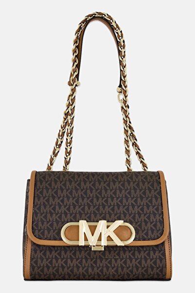 Michael Kors حقيبة كتف نسائية بشعار العلامة التجارية، متعددة الألوان