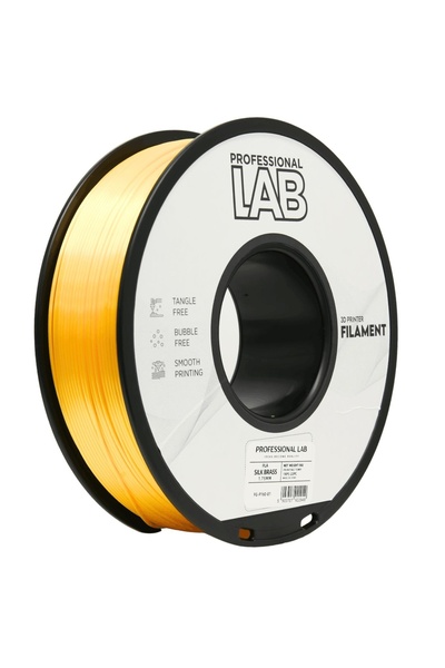Professional LAB Professional Filament LAB Silk PLA Brass 1.75 mm 1 kg
