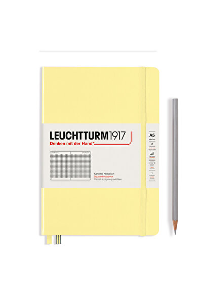 Leuchtturm Caiet A5 Aritmetică Copertă Cartonată Vanilie