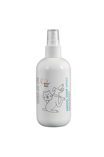 Over Zoo Spray de curățare pentru labe și blană, fără clătire, pentru câini ș...