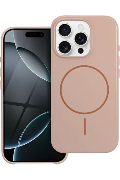 OEM Γυαλιστερή Πλαστική Χρυσή Πίσω Θήκη Τύπου Mag (iPhone 17 Pro)
