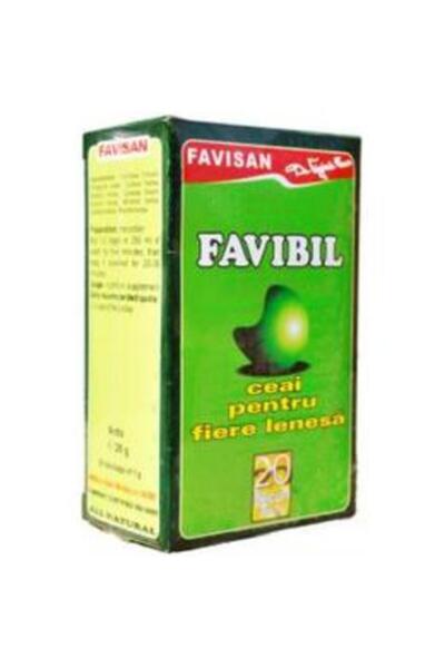 Favisan Ceai pentru Fiere Lenesa Favibil Favisan, 20 plicuri