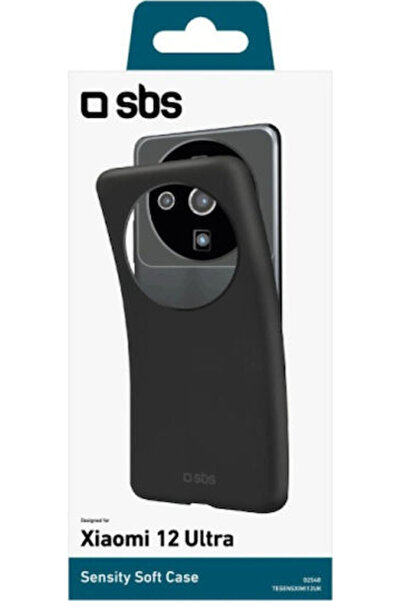 SBS Sensity Πίσω Κάλυμμα Σιλικόνης Μαύρο (Xiaomi 12S) Κωδικός: SENSXIMI12UK