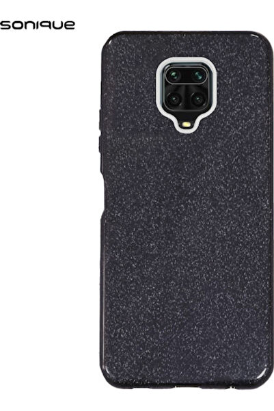 Other Sonique Γυαλιστερή Μαύρη Θήκη Πλάτης Σιλικόνης (Redmi Note 9S / 9 Pro /...