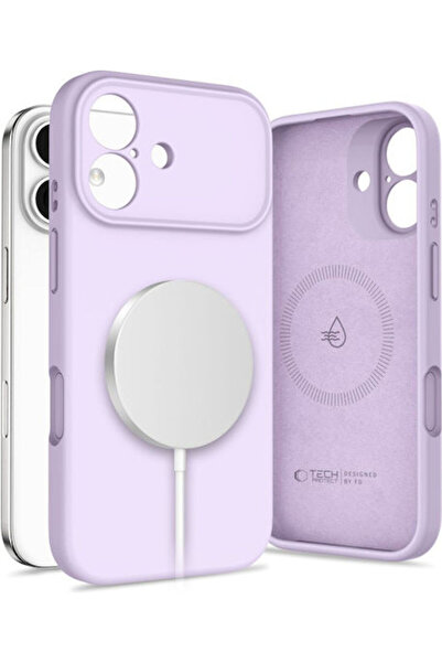 Tech-Protect Πίσω Κάλυμμα Σιλικόνης Μωβ (iPhone 17)