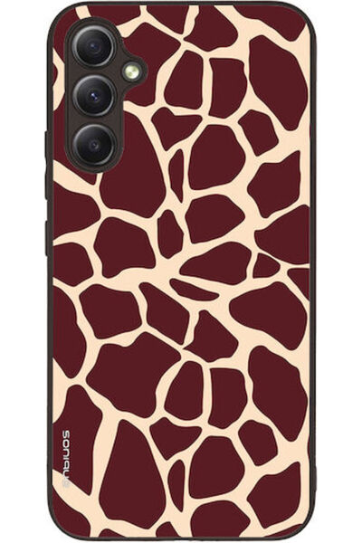 Other Σειρά Sonique Animal Print Samsung Galaxy A34 5G Θήκη Καμηλοπάρδαλης