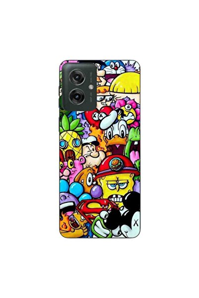 OEM Husa compatibila cu Motorola Moto G55 Silicon Gel Tpu Model Pop Art Cartoons