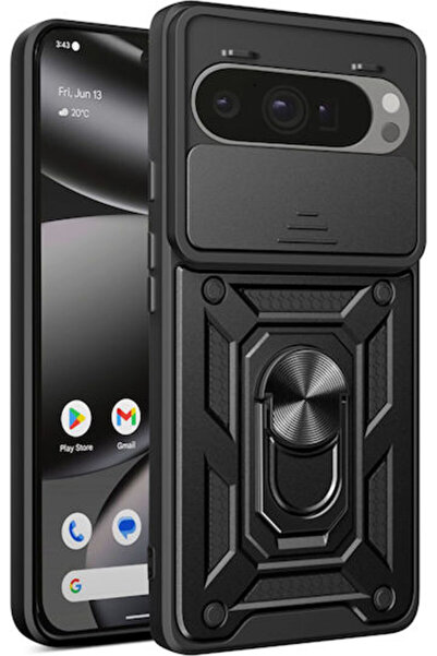 Techsuit Πίσω Κάλυμμα Σιλικόνης Μαύρο (Google Pixel 10 Pro XL)