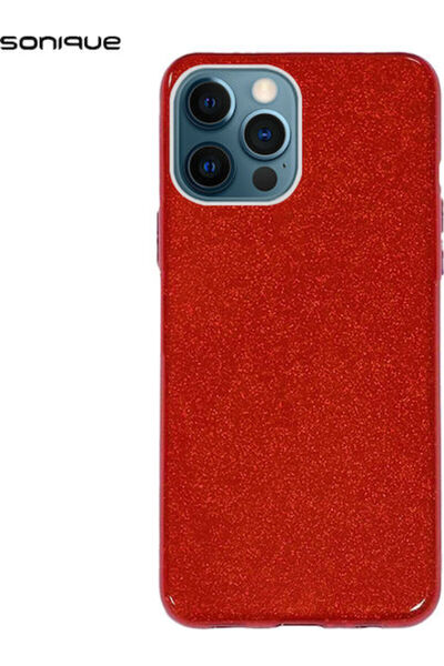 Other Σονίκ Λαμπερή Πίσω Θήκη Σιλικόνης Κόκκινη (iPhone 12 / 12 Pro)