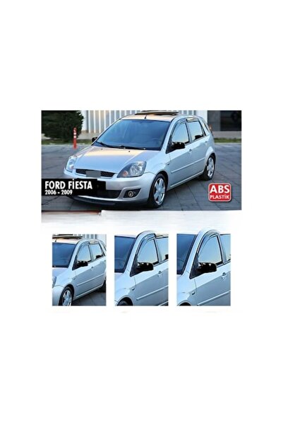 ART Set de 2 capace de oglindă stil Batman compatibile cu Ford Fiesta 2006-2008