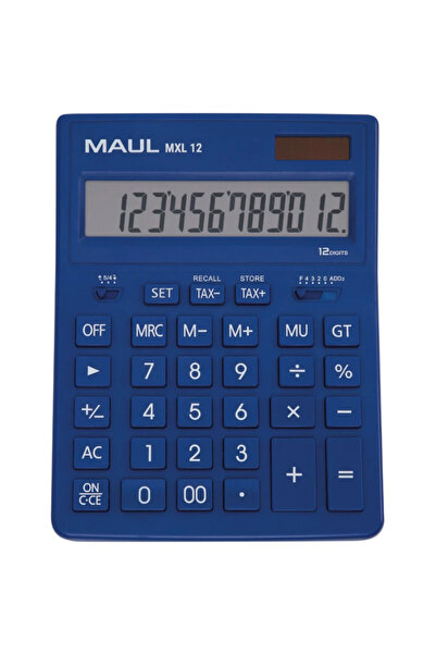 MAUL MXL12 desktop calculator, 12 digits - light blue