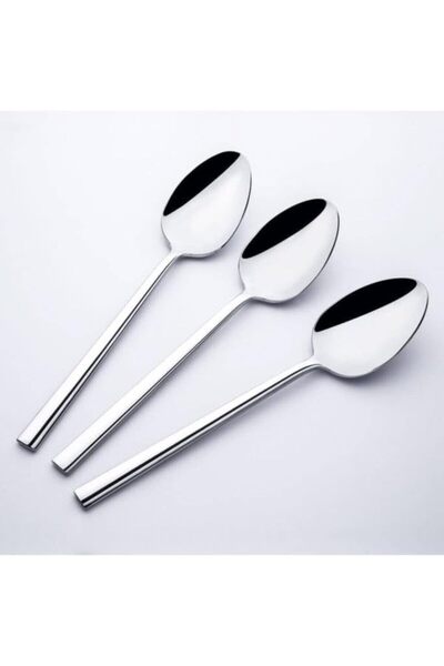 Yıldızan Nzr Beautestore Nehir Dalyan Model Sade 1 Set 6 Pieces Dinner Spoon ...