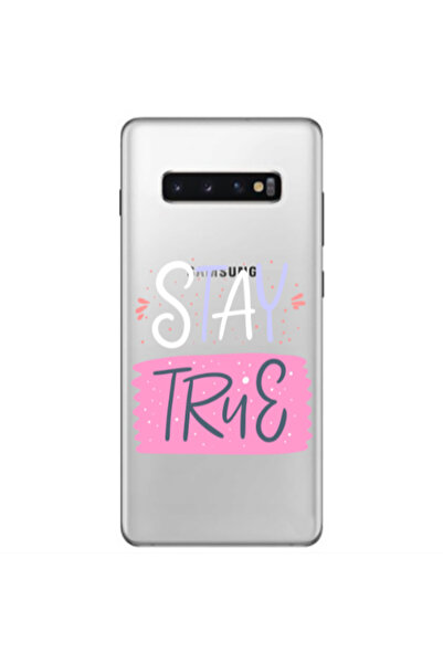 Other Samsung S10 Plus Stay True Transparent Silicone TPU Θήκη