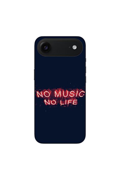 OEM Калъф, съвместим с Apple iPhone, Air Silicon Gel TPU, Модел No Music No Life