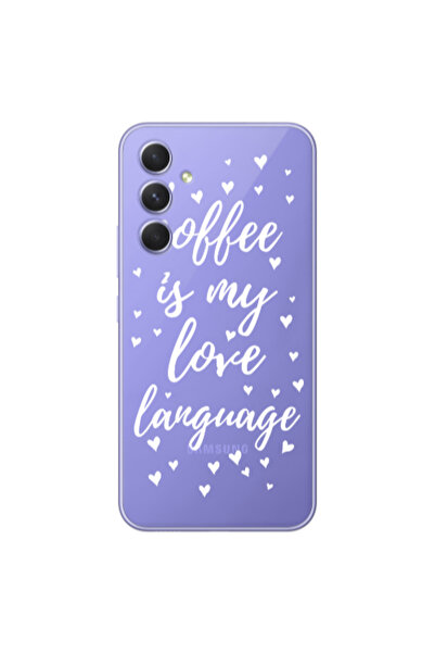 Other Samsung A56 Coffe is my love language Transparent Silicone TPU Θήκη