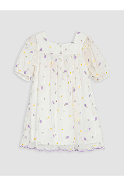 LC Waikiki Timeless Clothing & Timeless Choices Flower Embroidered Girls' Dress