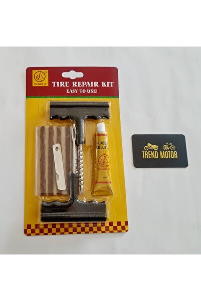 MOTTO LASTİK TAMİR SETİ TUBELESS THUMBS UP FİTİL + SOLÜSYON + BIÇAK - MOTOSİK...
