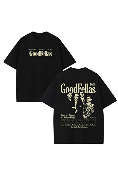 STİL-X تي شيرت GoodFellas مطبوع للجنسين مصنوع من القطن بنسبة 100%