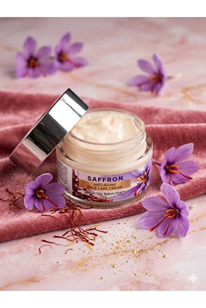 Shi'ra Safranlı Anti Aging Yüz Kremi 50 ML - Kırışıklık Karşıtı Nemlendirici Cilt Bakım Kremi