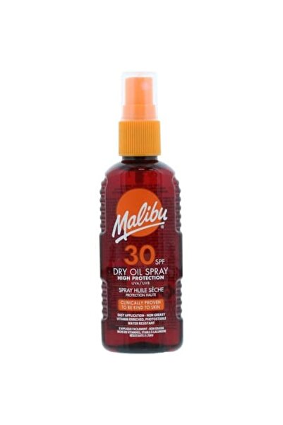 Malibu Σπρέι Ξηρού Λαδιού, Αντηλιακό, SPF 30 Υψηλής Προστασίας, Ανθεκτικό στο...