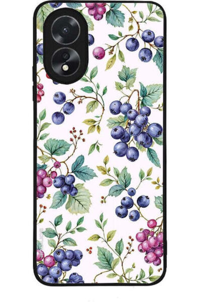 Other Θήκη Σειράς Φρούτων Σονίκ για Oppo A38 - Μύρτιλο