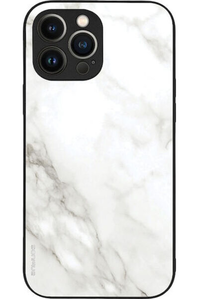 Other Sonique Μαρμάρινη Θήκη για Apple iPhone 13 Pro Max Λευκή