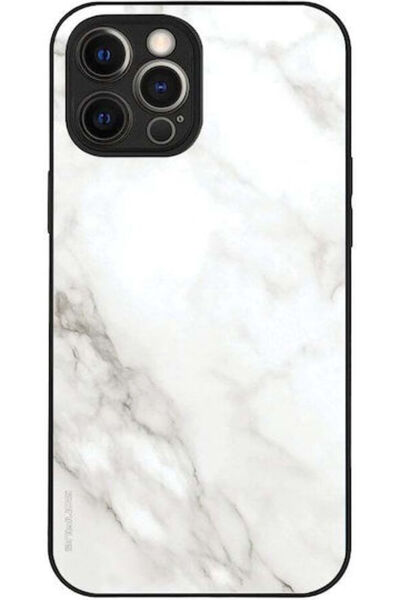 Other Sonique Μαρμάρινη Θήκη για Apple iPhone 12 Pro Max Λευκή