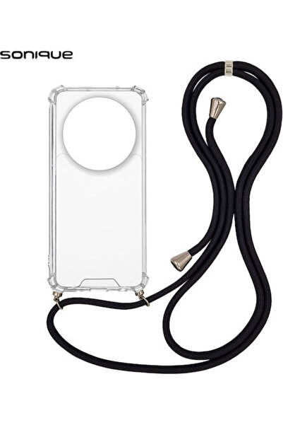 Other Sonique Armor Διαφανής Θήκη Σιλικόνης με Κορδόνι για Xiaomi 14 Ultra Μαύρο